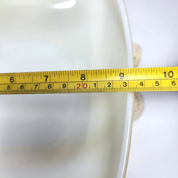 Pyrex Hostess Square Bowl Yellow Serving Dish Ovenware 2 1/2 Quart Vintage - Picture 5 of 11